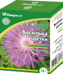 Василька цветки, сырье 25 г №1